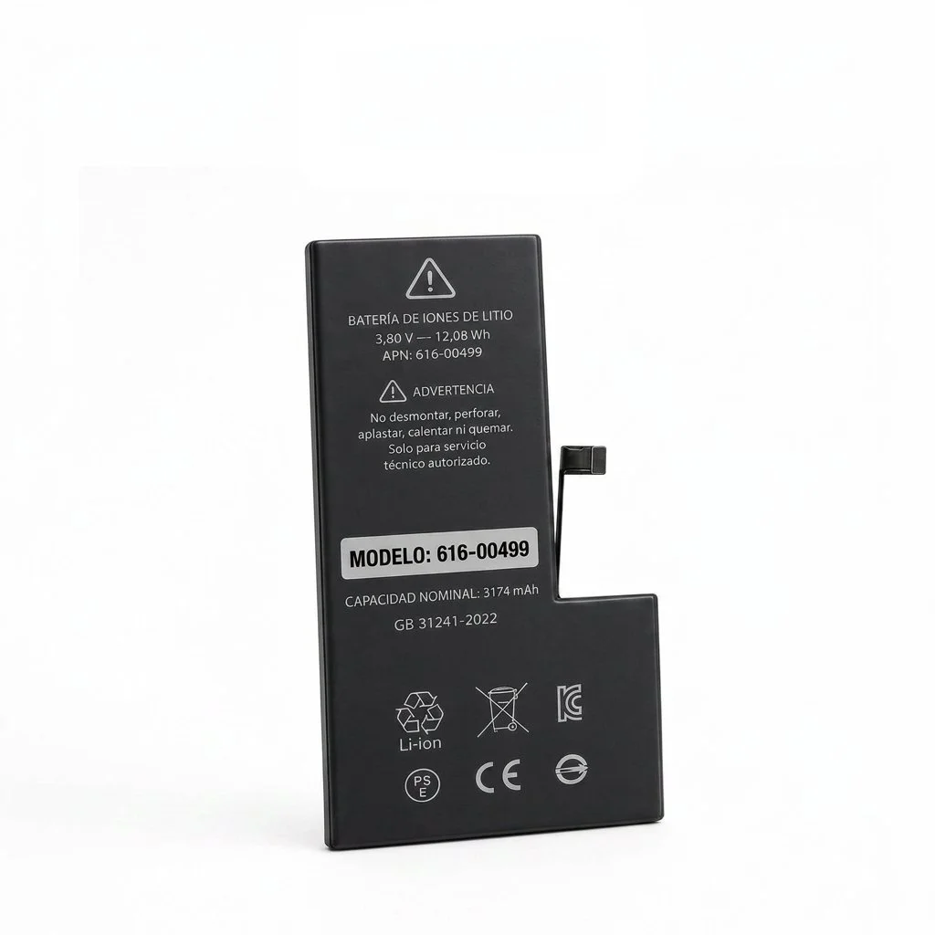 Batería para iPhone XS Max 3174mAh — vista frontal