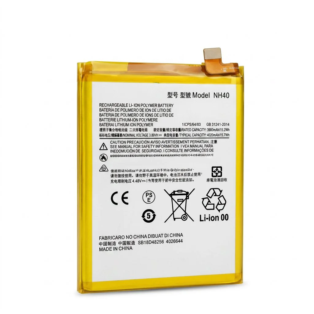 Batería para Moto E22 3960mAh — vista frontal
