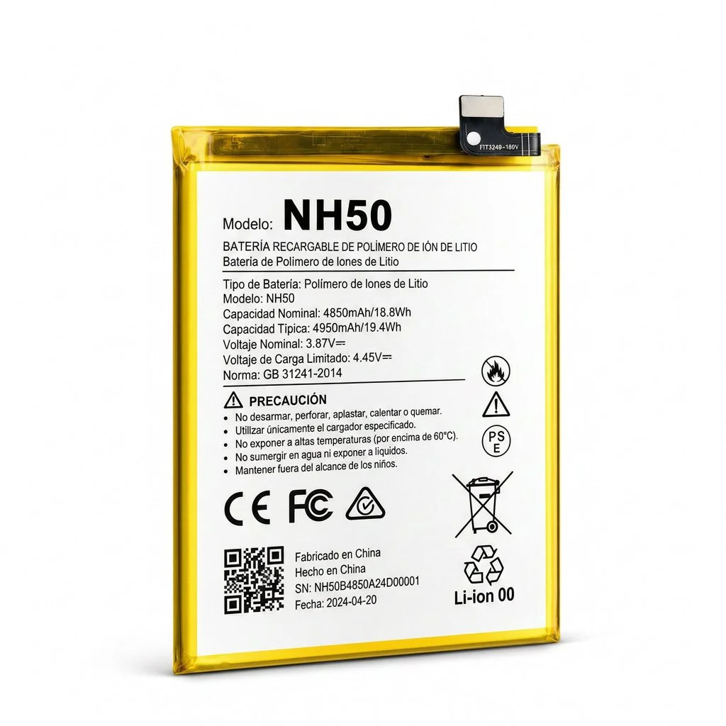 Batería para Moto G22 4900mAh — vista frontal