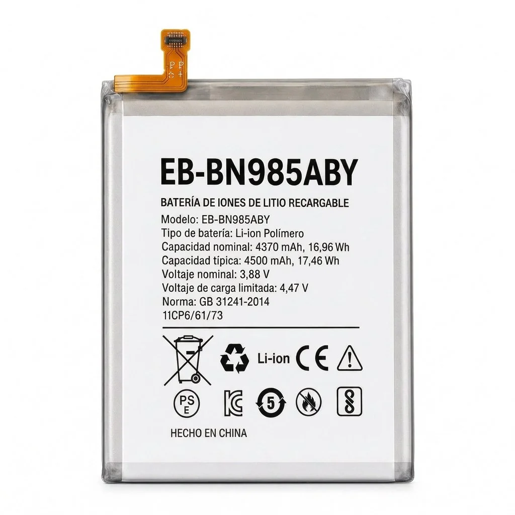 Batería para Samsung Note 20 Ultra 4370mAh — vista frontal