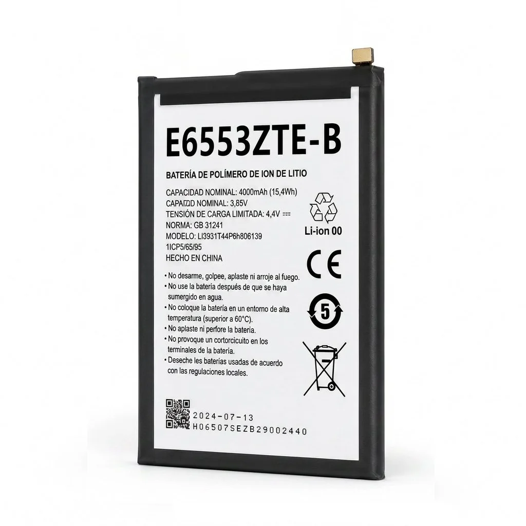 Batería para ZTE Blade A73 4G 4900mAh — vista frontal